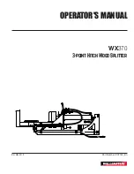 Preview for 1 page of Wallenstein WX370 Operator'S Manual