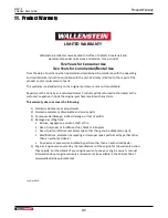 Предварительный просмотр 31 страницы Wallenstein WX470 Operator'S Manual