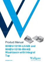 Предварительный просмотр 1 страницы Wallgate WHBV-101W-LH-NB Product Manual