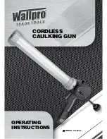 Preview for 1 page of Wallpro CG-600L Operating Instructions Manual