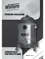 Wallpro DE-30L Operating Instructions Manual preview
