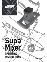 Wallpro Supa Mixer PM-600 Operating Instructions Manual preview