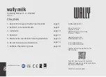 Preview for 2 page of Wally MILK Operating Manual