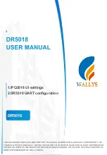 Preview for 1 page of WALLYS DR5018 User Manual