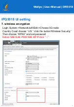 Preview for 8 page of WALLYS DR5018 User Manual