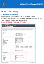 Предварительный просмотр 8 страницы WALLYS DR6018 User Manual