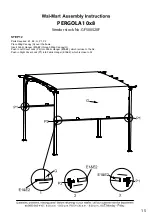 Preview for 16 page of Walmart GFS00520F Assembly Instructions Manual