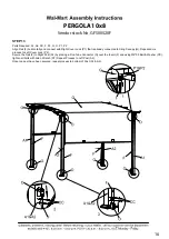 Preview for 17 page of Walmart GFS00520F Assembly Instructions Manual