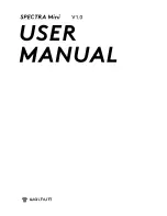 Walnutt SPECTRA Mini User Manual предпросмотр