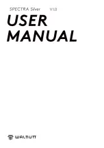 Walnutt SPECTRA Silver User Manual preview