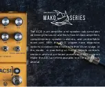 Предварительный просмотр 2 страницы Walrus Audio Mako Series Instruction Manual