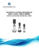 Preview for 1 page of Walrus Systemflo SLB-C Series Installation And Operation Manual