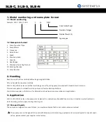 Preview for 2 page of Walrus Systemflo SLB-C Series Installation And Operation Manual