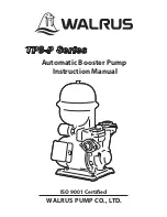 Preview for 1 page of Walrus TP8-P Series Instruction Manual