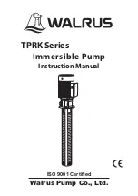 Walrus TPCK 2T 50Hz Instruction Manual preview