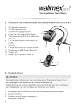 Preview for 8 page of walser Walimex Pro Operator Instruction Manual