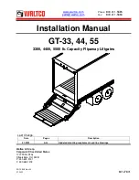 WALTCO GT-33 Installation Manual preview