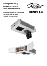 Walter Roller DHNI EC Series Mounting Instructions предпросмотр