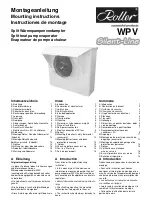 Walter Roller Silent Line WPV Mounting Instructions preview