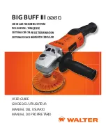 Walter BIG BUFF III User Manual preview