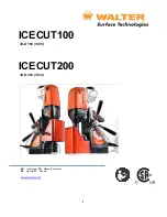 Preview for 1 page of Walter ICECUT100 Instructions Manual