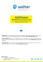 Предварительный просмотр 10 страницы Walter RollPower User Manual