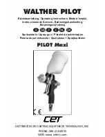 WALTHER PILOT pilot maxi Operating Instructions Manual preview