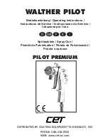 WALTHER PILOT PILOT PREMIUM Operating Instructions Manual preview