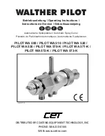 WALTHER PILOT PILOT WA 500 Operating Instructions Manual preview