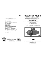 WALTHER PILOT PILOT WA 705 Operating Instructions Manual preview