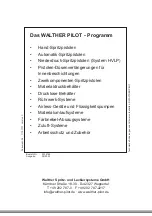 Preview for 39 page of WALTHER PILOT TWIN Operating Instructions Manual