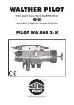 WALTHER PILOT WA 560 2-K Operating Instructions Manual preview