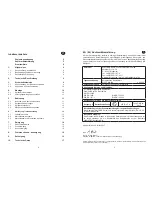 Preview for 3 page of WALTHER PILOT WA 650 Operating Instructions Manual