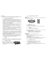 Preview for 6 page of WALTHER PILOT WA 650 Operating Instructions Manual