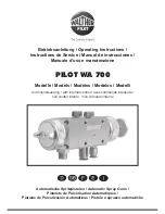 WALTHER PILOT WA 700 Series Operating Instructions Manual preview