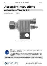 Walther Systemtechnik SMS-13 Assembly Instructions Manual предпросмотр