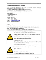 Предварительный просмотр 3 страницы Walther E-boxx 780001502 Operating Instruction And Technical Description