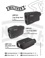 Walther LRF400 Operating Instructions Manual предпросмотр