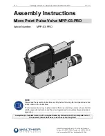 Walther MPP-03-PRO Assembly Instructions Manual предпросмотр