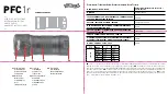 Предварительный просмотр 1 страницы Walther PFC1r Operating Instructions