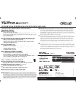 Preview for 2 page of Walther TACTICALPRO Operating Instructions