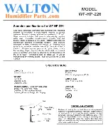 Предварительный просмотр 1 страницы Walton WF-HP-226 Owner'S Manual