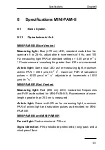 Предварительный просмотр 111 страницы Walz MINI-PAM-II Manual