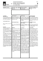 Preview for 4 page of WAM EXTRABEND Installation, Operation And Maintenance Manual