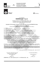 Предварительный просмотр 50 страницы WAM KVCP 273 Manual