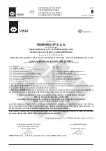 Предварительный просмотр 52 страницы WAM KVCP 273 Manual