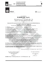 Preview for 23 page of WAM MBW Installation, Operation And Maintenance Manual