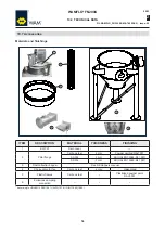 Preview for 80 page of WAM WAMFLO FOOD FN200X Assembly And Main Instructions For Use And Maintenance