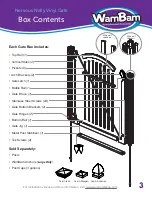 Предварительный просмотр 4 страницы WamBam Nervous Nelly Vinyl Gate Manual