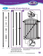 Предварительный просмотр 11 страницы WamBam Nervous Nelly Vinyl Gate Manual